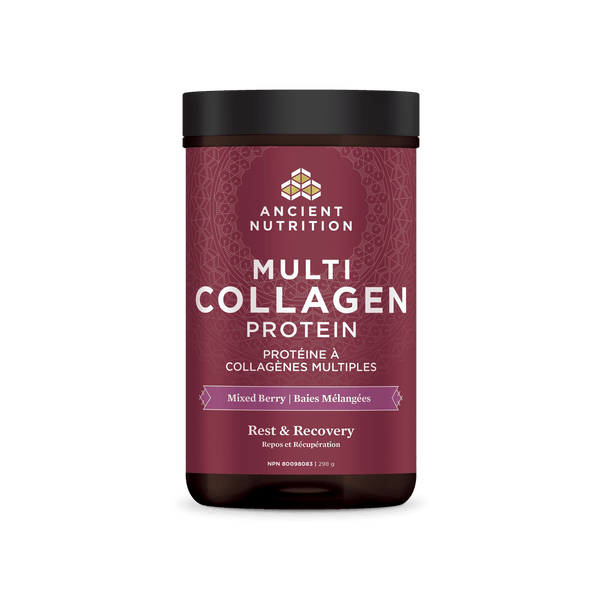 Ancient Nutrition Multi Collagen Protein Rest & Recovery - Mixed Berry 298 g Image 1