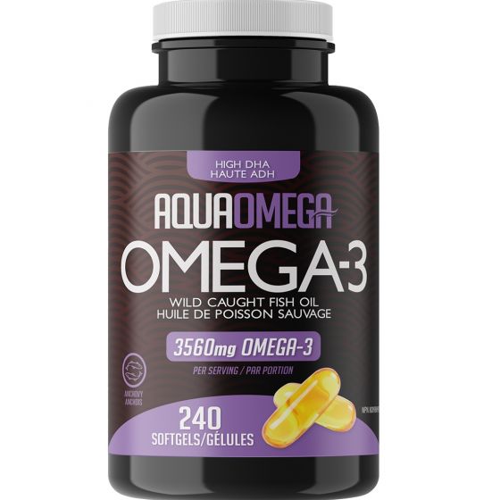AquaOmega High DHA Omega-3 3560 mg Softgels Image 2