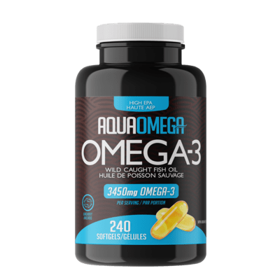 AquaOmega High EPA Omega-3 3450 mg Softgels Image 1