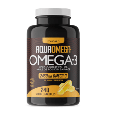 Buy AquaOmega Standard Omega 3 2450 mg Softgels for 54.22 CAD Vitasave