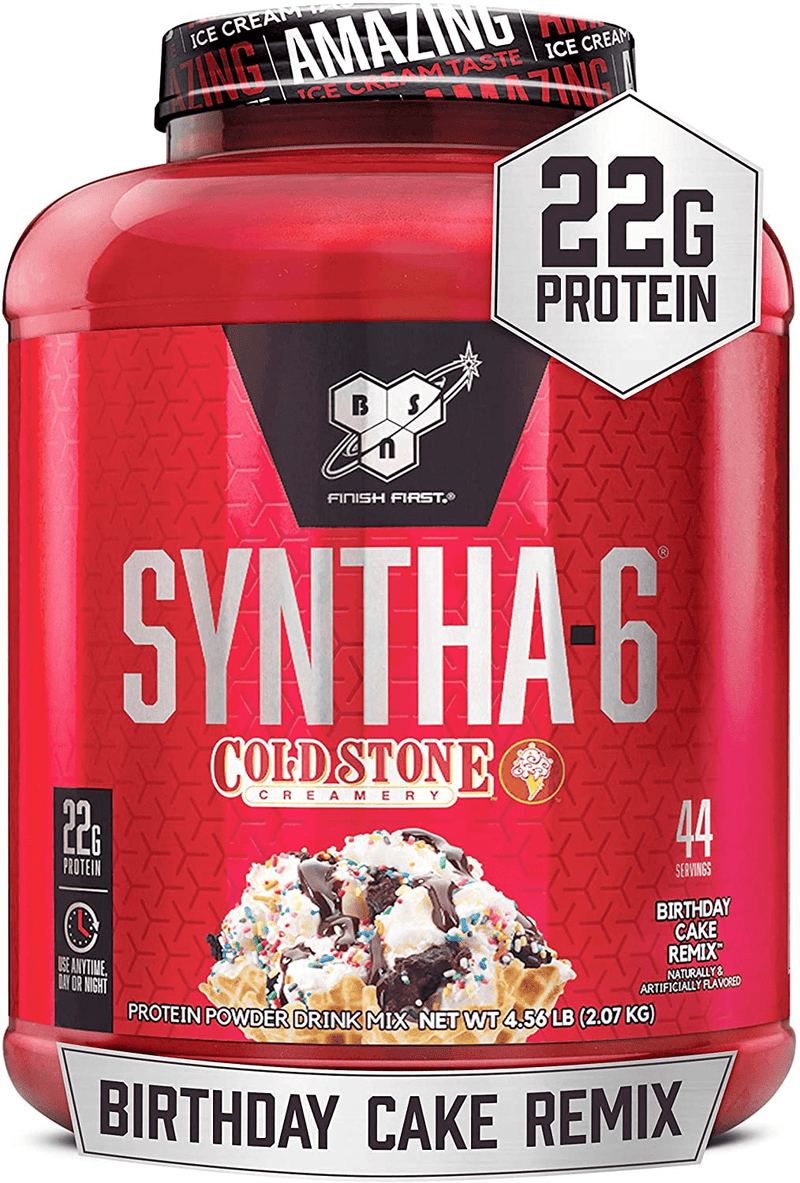BSN SYNTHA-6 Protein Powder - Birthday Cake Remix 5 lbs Image 1