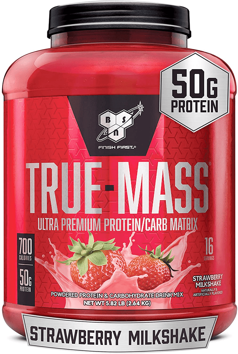 BSN True-Mass - Strawberry Milkshake 5.82 lbs Image 1
