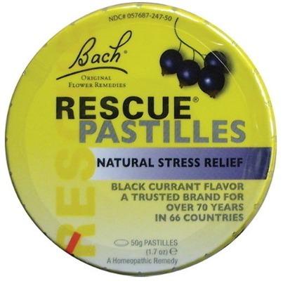 Bach Rescue Natural Stress Relief - Black Currant 50 g Pastilles Image 2