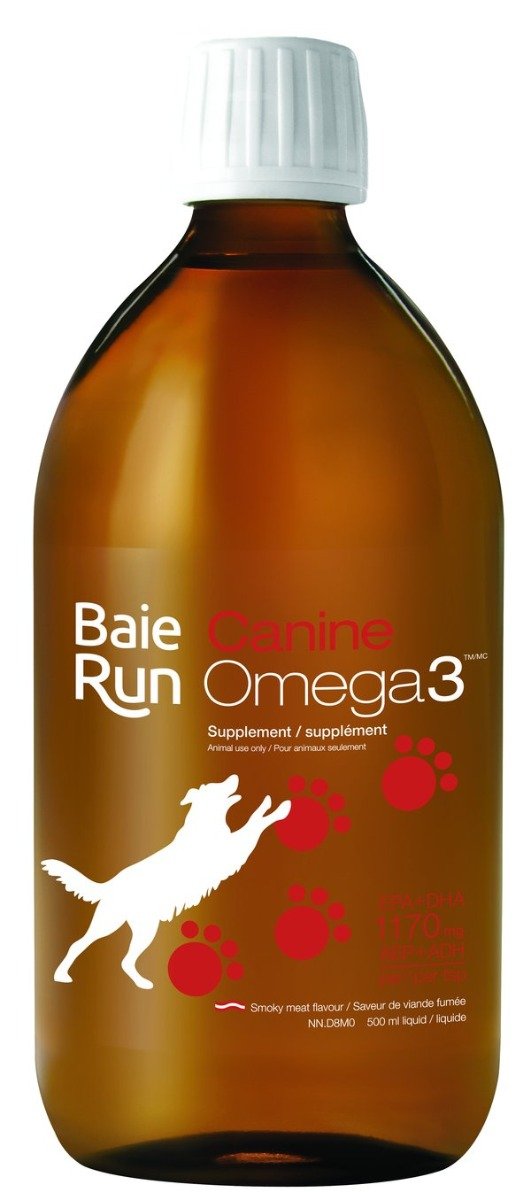 Baie Run Canine Omega-3 1170 mg - Smoky Meat Image 1