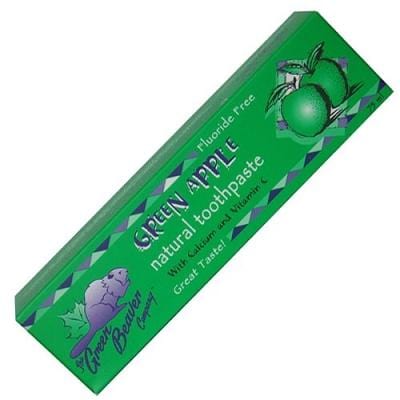 Beaver Natural Toothpaste - Green Apple 75 mL Image 1