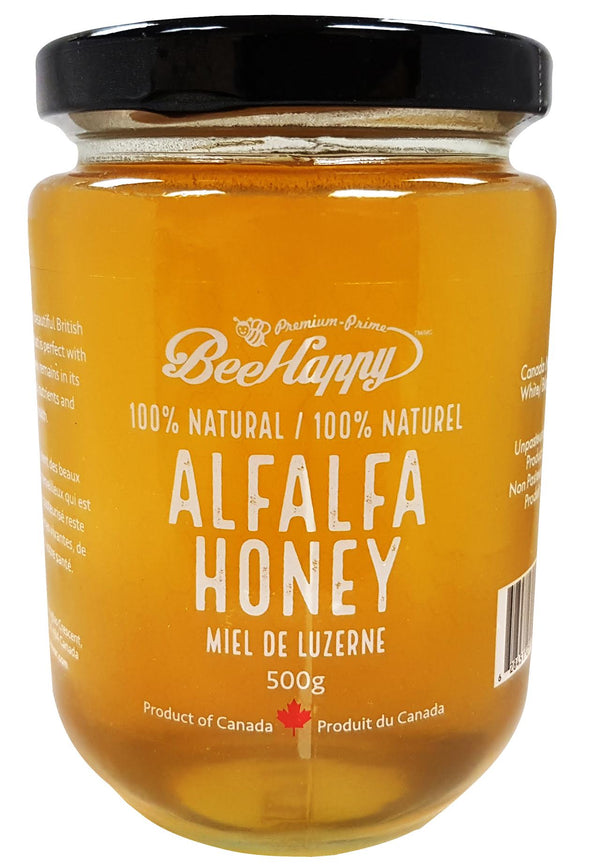 Bee Happy Alfalfa Honey 500 g Image 1
