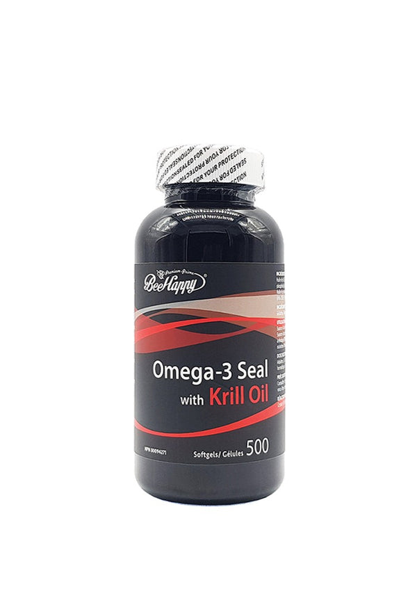 Bee Happy Omega-3 Seal with Krill Oil Softgels Image 1