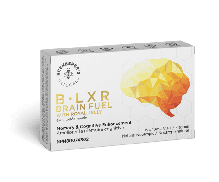 Beekeeper's Naturals B.LXR Brain Fuel 10 mL 6 Vials Image 1