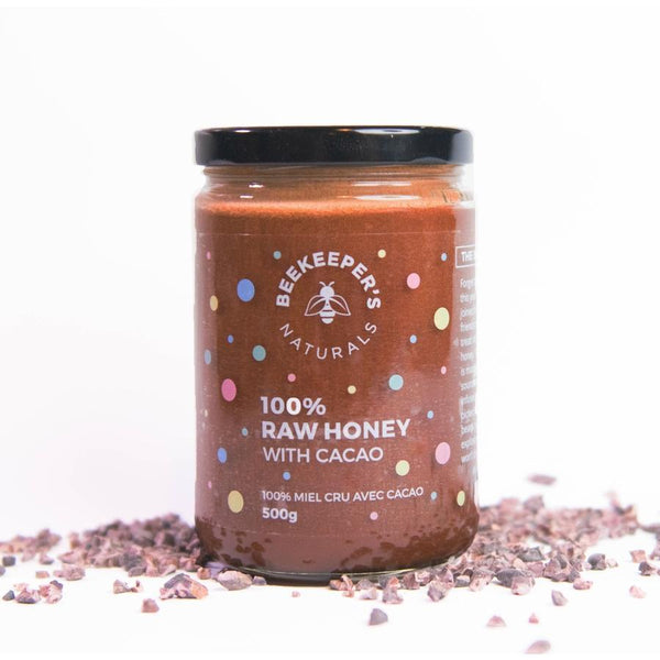 Beekeeper's Naturals Superfood Honey with Cacao 500 g Image 1