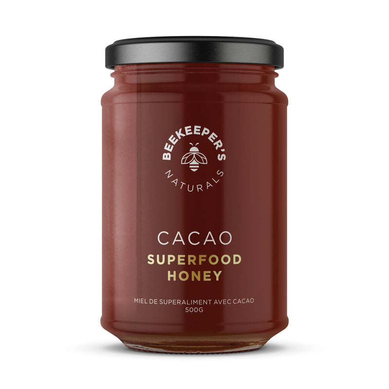 Beekeeper's Naturals Superfood Honey with Cacao 500 g Image 2