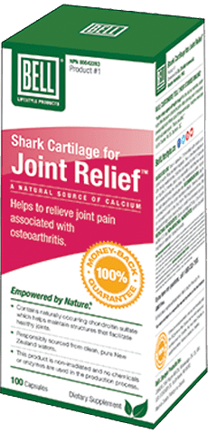 Bell #1 Shark Cartilage for Joint Relief 100 Capsules Image 1