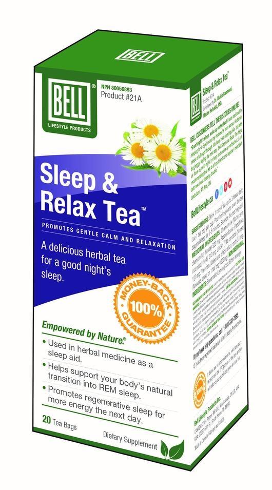 Bell #21A Sleep & Relax 20 Tea Bags Image 1