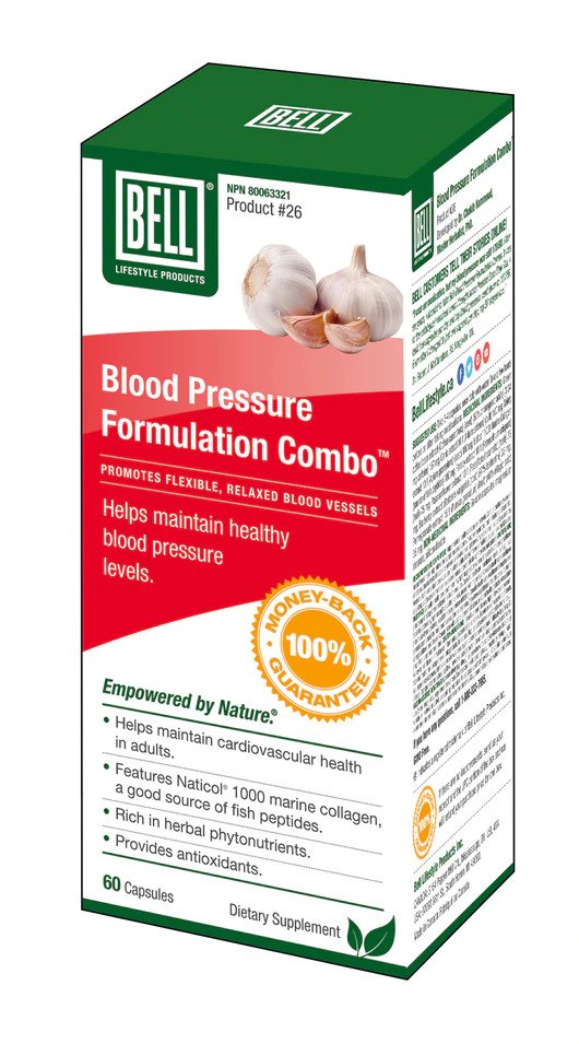 Bell #26 Blood Pressure Formulation Combo 60 Capsules Image 1