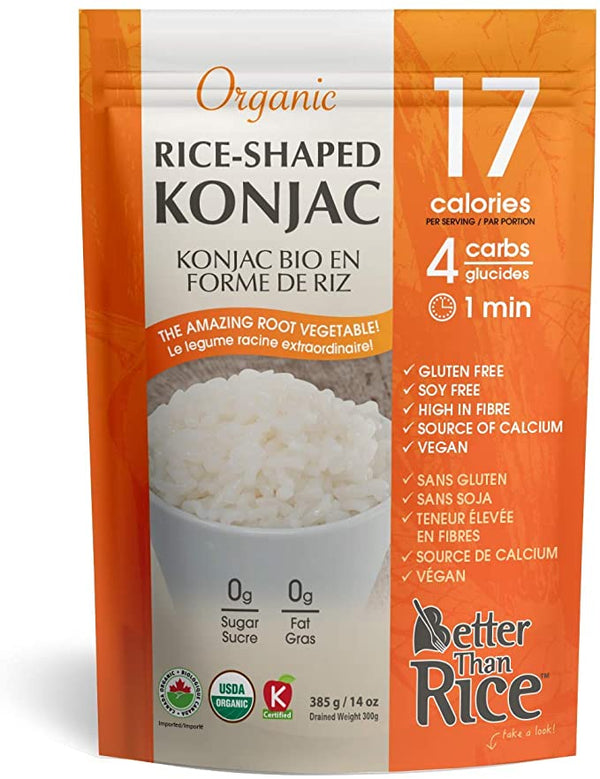 Better Than Organic Rice-Shaped Konjac 385 g Image 1