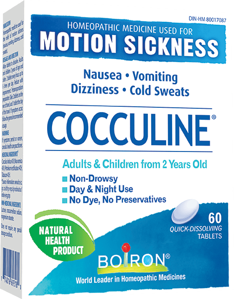 Boiron Cocculine Motion Sickness 60 Tablets Image 1
