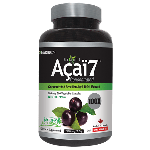 Brazil Acai 7 100x Concentrated mg 200 VCaps Image 1