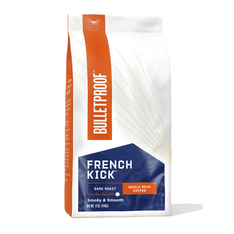 Bulletproof French Kick Whole Bean Coffee - Smoky & Smooth Dark Roast 340 g Image 1