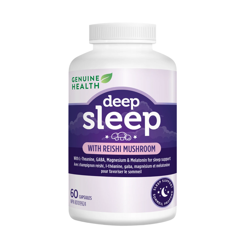 Genuine Health Deep Sleep with Organic Reishi Mushroom (60 Capsules)