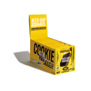 Close-up of Mid-Day Squares Cookie Dough, showcasing the soft, doughy texture and chocolate chunks.