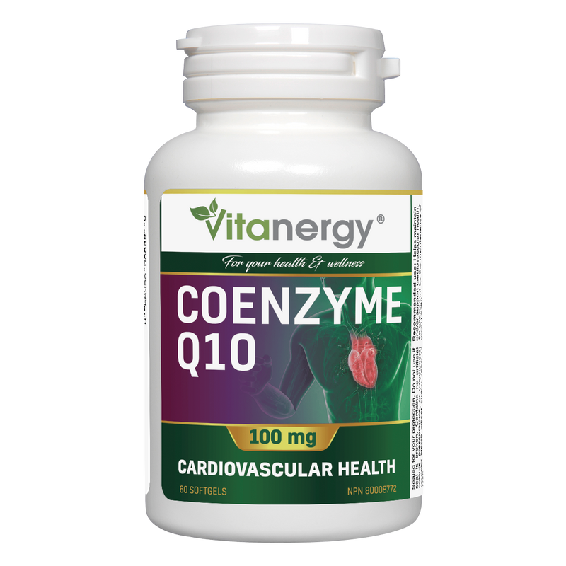 Vitanergy Coenzyme Q10 100 mg (60 Softgels)