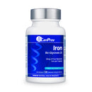 Bottle of CanPrev Iron Bis-Glycinate 25 (120 VCaps) – a natural iron supplement designed for gentle absorption and support of red blood cell formation and energy levels.