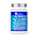 CanPrev Pain-Pro (120 VCaps) – A natural pain relief supplement in a blue and white bottle, designed to help reduce inflammation and support joint and muscle comfort. Contains a blend of herbs and antioxidants in easy-to-swallow vegetable capsules.