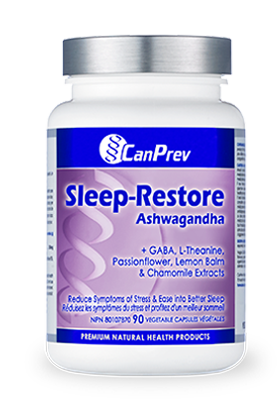 CanPrev Sleep-Restore Ashwagandha (90 VCaps)