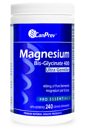 CanPrev Magnesium Bis-Glycinate 400 Ultra Gentle 240 g Image 1