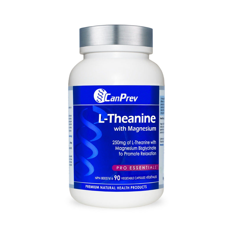 CanPrev Pro Essentials L-Theanine with Magnesium 90 VCaps Image 1