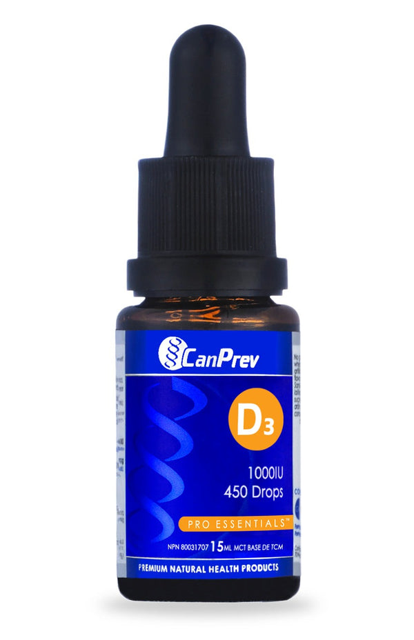 CanPrev Pro Vitamin D3 1000 IU Drops 15 mL Image 1