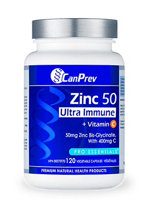 CanPrev Zinc 50 Ultra Immune 120 VCaps Image 1
