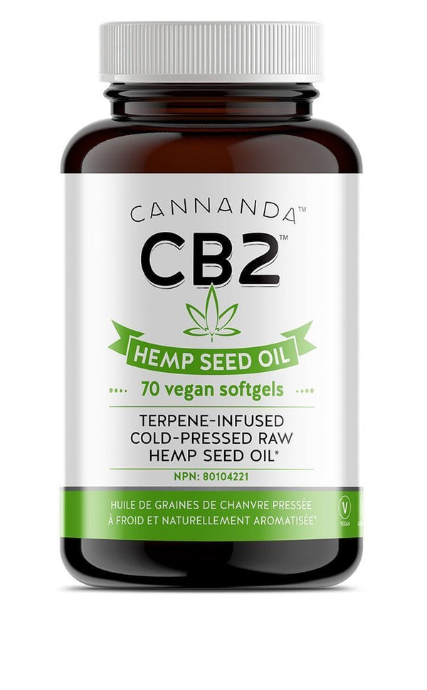 Cannanda CB2 Hemp Seed Oil 70 Softgels Image 1