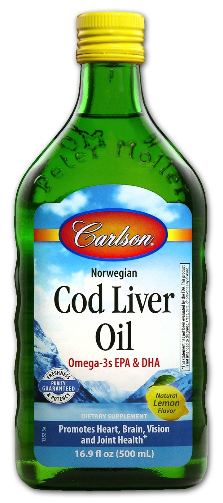 Carlson Laboratories Norwegian Cod Liver Oil - Lemon Image 2