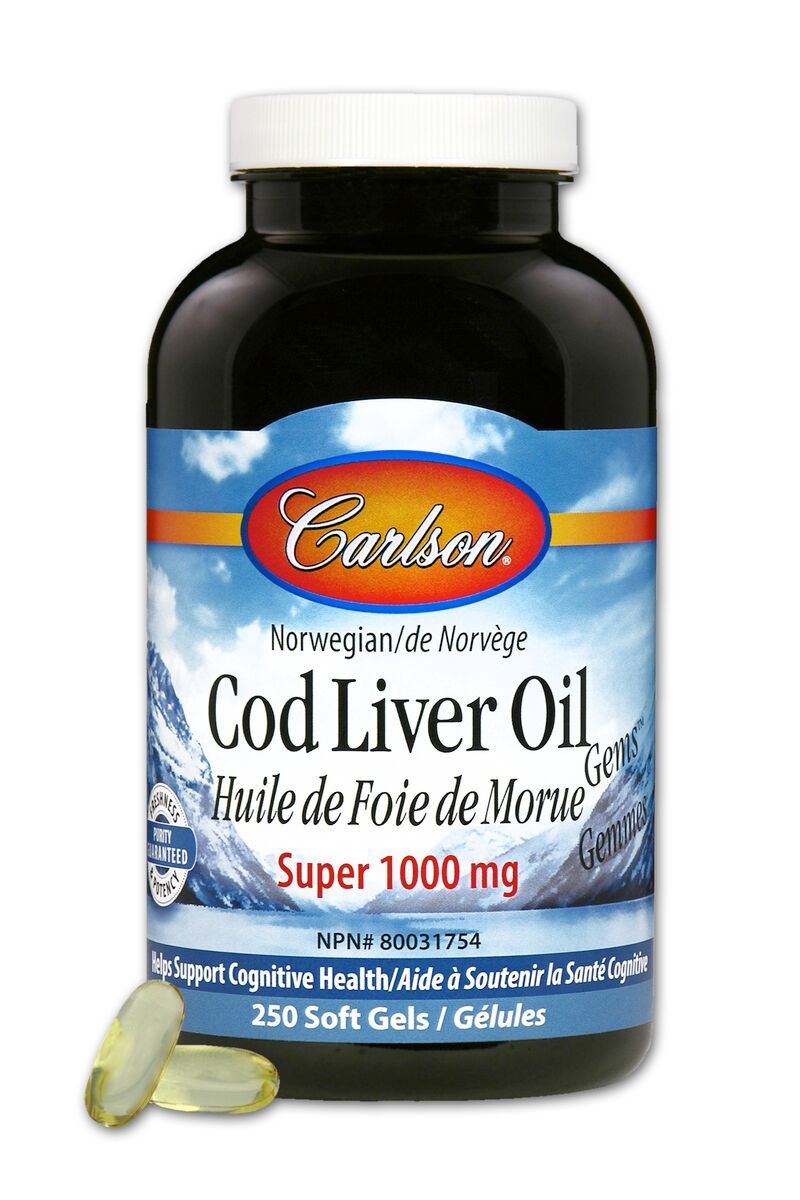 Carlson Laboratories Super Cod Liver 1000 mg Softgels Image 2