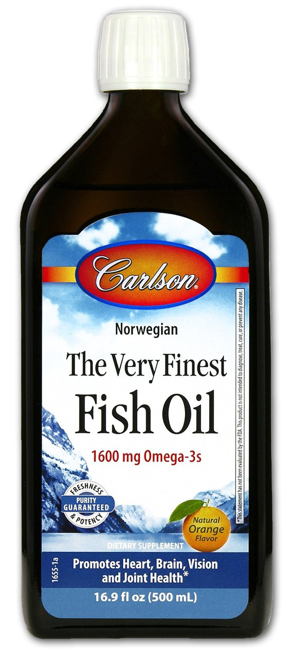 Carlson The Very Finest Fish Oil - Orange 500 mL Image 1