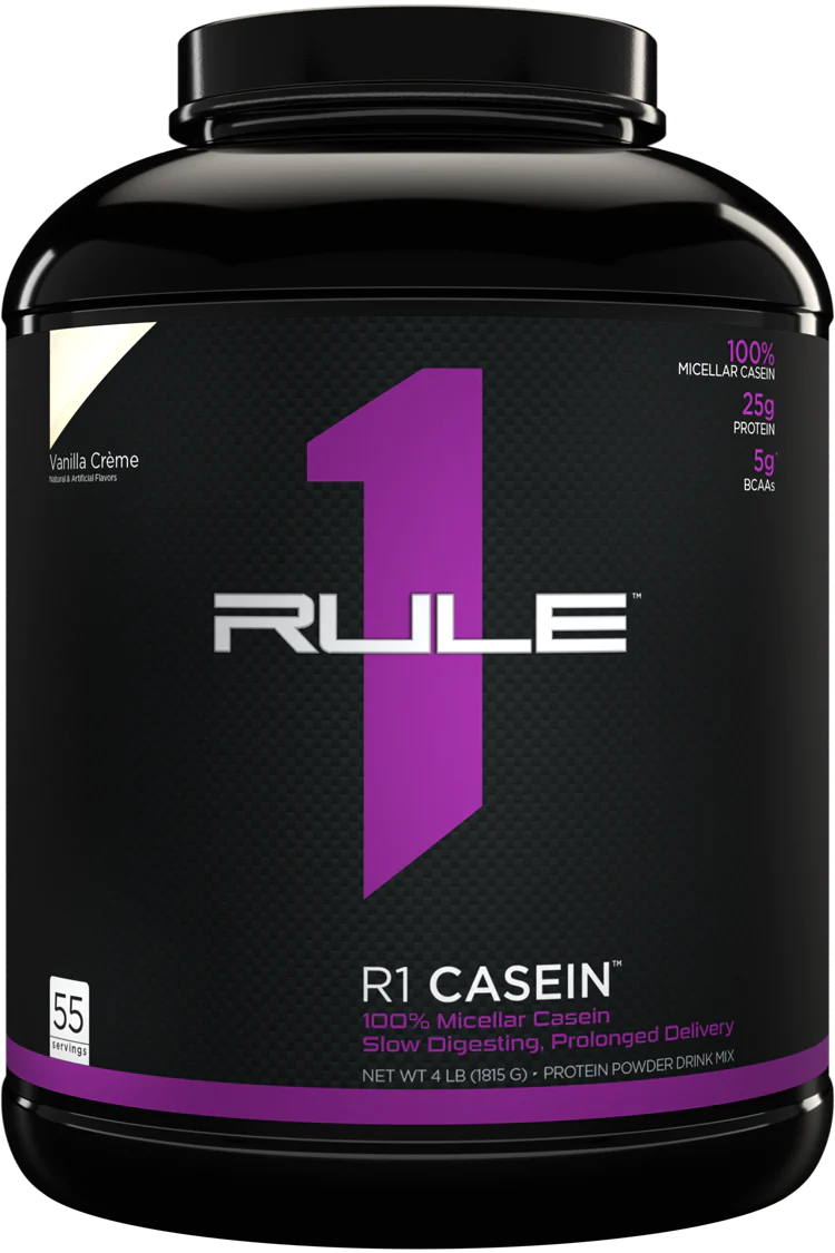 Rule One R1 Casein 100% Micellar Casein Protein - Vanilla Creme