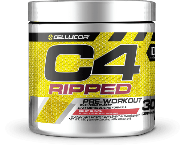 Cellucor C4 Ripped Pre-Workout - Fruit Punch 180 g Image 1