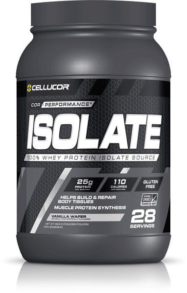 Cellucor Cor-Performance Isolate Whey Protein - Vanilla Wafer 843 g Image 1