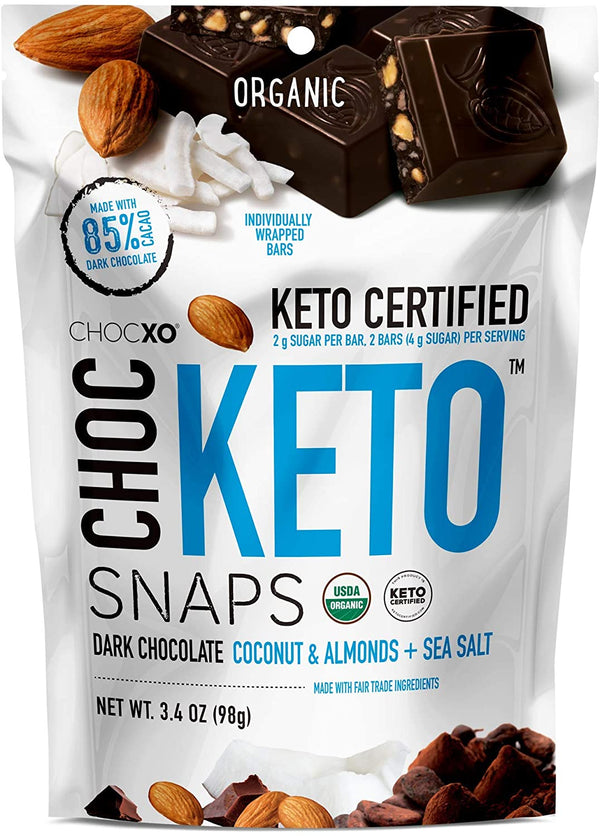 ChocXO Keto Snaps - Dark Chocolate 98 g Image 1
