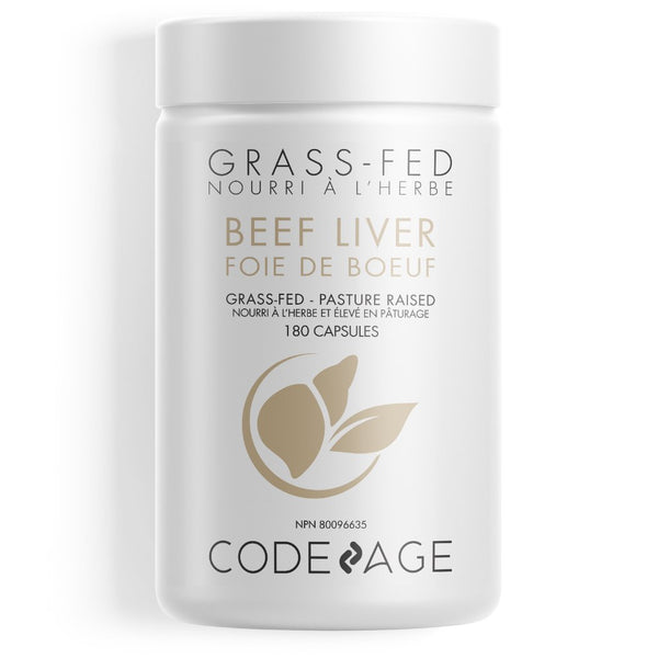 Codeage Grass Fed Beef Liver 180 Capsules Image 1