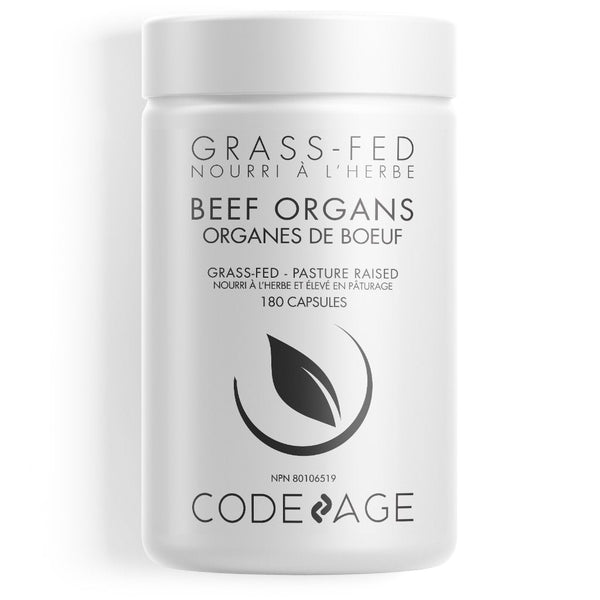 Codeage Grass Fed Beef Organs 180 Capsules Image 1