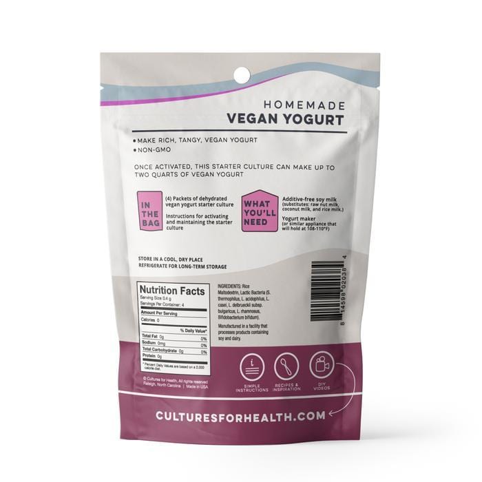 Cultures For Health Yogurt Starter Culture - Vegan 1.6 g Image 3