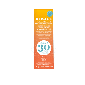 Derma E Natural Mineral Oil-Free Sunscreen SPF 30 Face 56 g Image 1