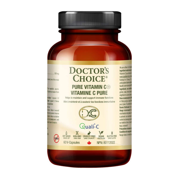 Doctor's Choice Pure Vitamin C 60 VCaps Image 1