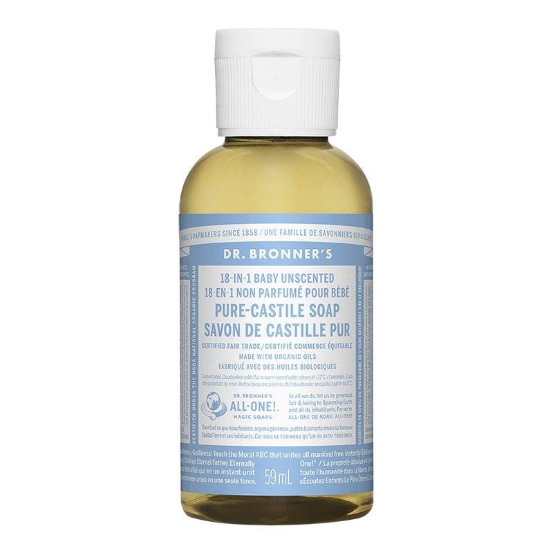 Dr. Bronner's 18-in-1 Pure-Castile Soap - Hemp Baby Unscented Image 5