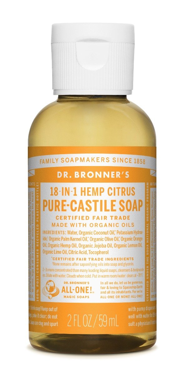 Dr. Bronner's 18-in-1 Pure-Castile Soap - Hemp Citrus Image 3
