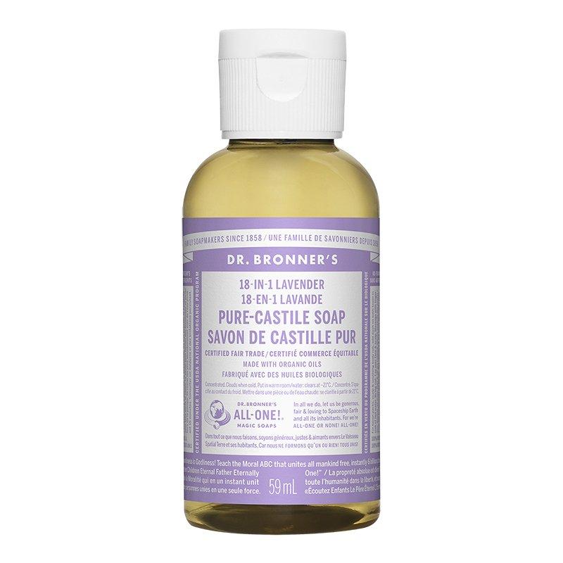 Dr. Bronner's 18-in-1 Pure-Castile Soap - Hemp Lavender Image 1