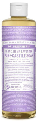 Dr. Bronner's 18-in-1 Pure-Castile Soap - Hemp Lavender Image 6