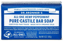 Dr. Bronner's All-One Pure-Castile Bar Soap - Peppermint Image 2