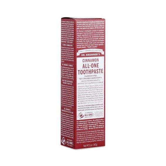 Dr. Bronner's All-One Toothpaste - Cinnamon 140 g Image 1